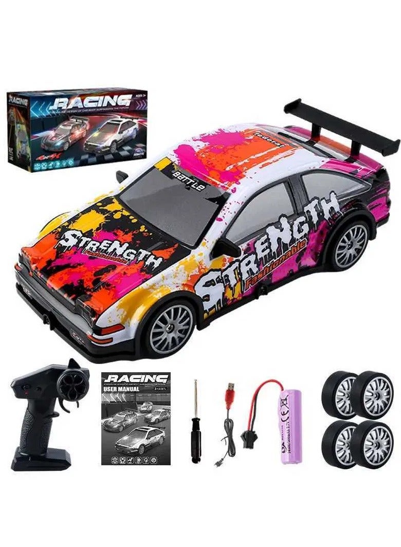 High Speed 4WD RC Drift Car Toy - 2.4Ghz Remote Control Electric AE86 Racing Vehicle for Kids , model YL no-102-1 , orange color available only  - Image 2