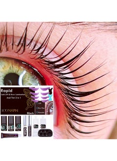 ICONSIAM Lash Lift Brow Lamination 2 In 1, Rapid Eyelash And Eyebrow Lifting Kit, Diy Perming Lashes At Home Or Salon Usage Be Eye Voluminous For 6 Weeks About 10 Applications (Black Lash Lift&Brow Lamination)  - Image 4
