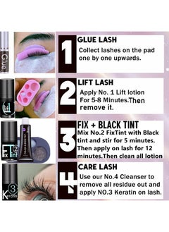 ICONSIAM Lash Lift Brow Lamination 2 In 1, Rapid Eyelash And Eyebrow Lifting Kit, Diy Perming Lashes At Home Or Salon Usage Be Eye Voluminous For 6 Weeks About 10 Applications (Black Lash Lift&Brow Lamination)  - Image 5