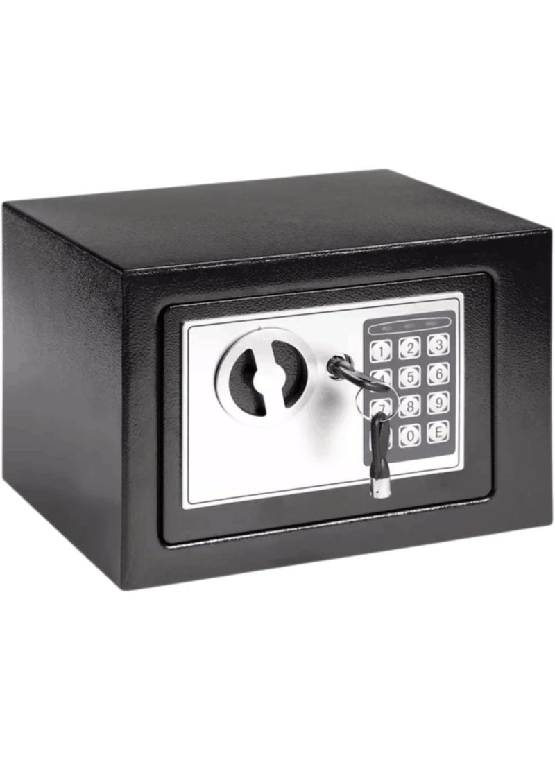 ZEELPETAL ZEELPETAL Home Safe for Money Digital Electronic Safe Box for Cash and Coin jwellery important documents Security Safe Bank with KeysCode Mini Safe Box for Home House Hotel and office  - Image 1