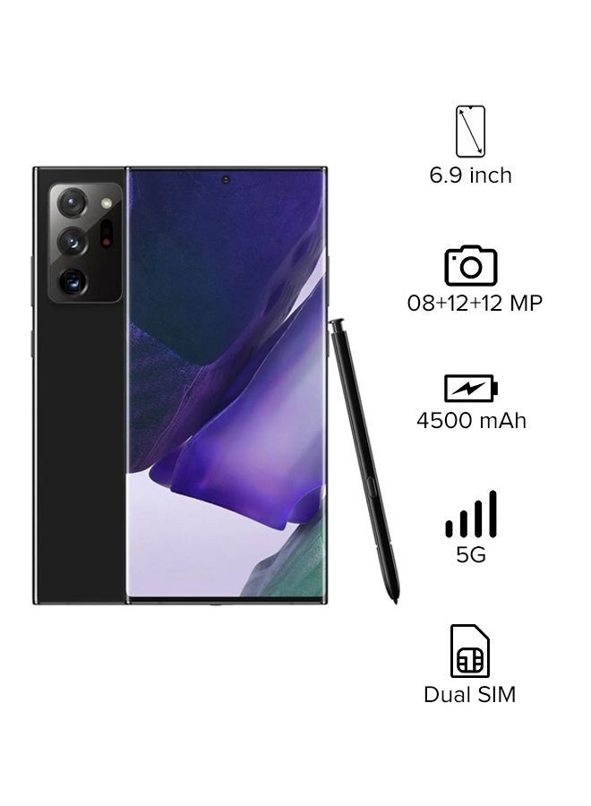 W&O 5G Note20 Ultra Dual SIM Mystic Black 12+256 - Image 1