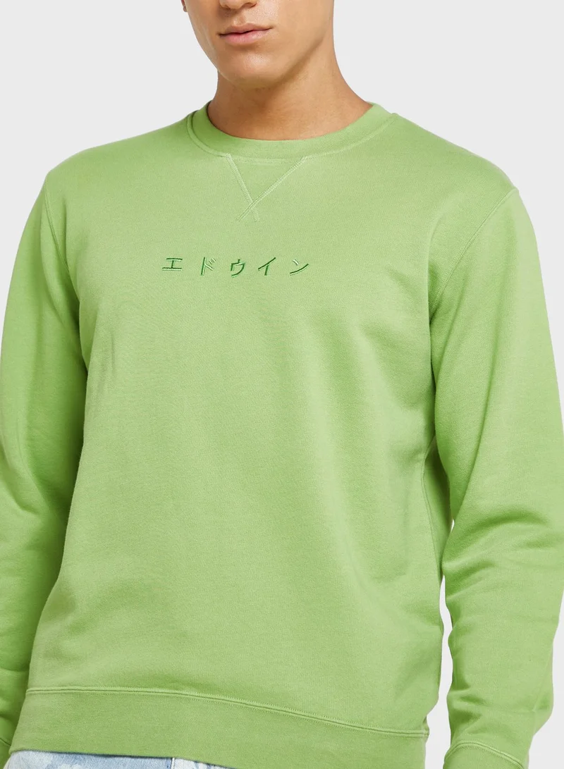Edwin Katakana Sweatshirt