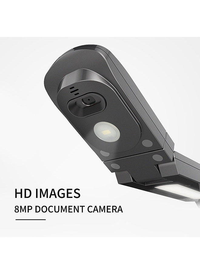 USB 2-in-1 Document Camera & Book Scanner Webcam with Auto Focus 8 Mega-pixel High-Definition Max. A3 Scanning Size LED Light  - Image 2