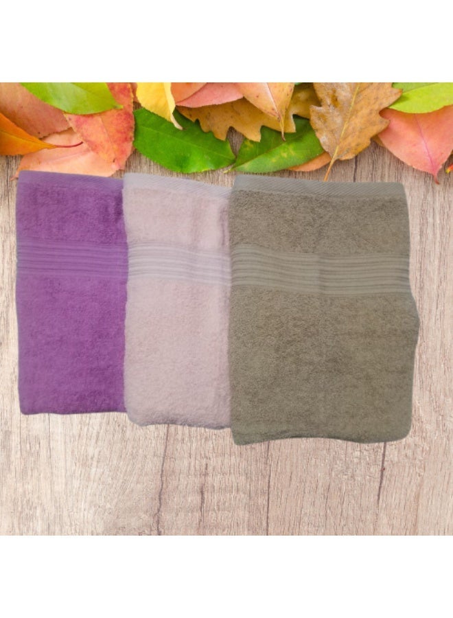 Cotton towel 3 pieces, high quality - Image 1