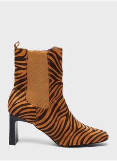 Snake Skin Ankle Boots