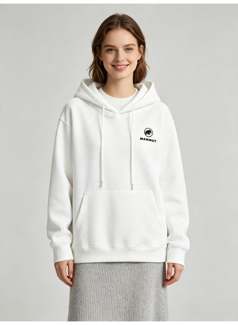 MAMMUT men's and women's basic hooded autumn loose pullover sweater - Image 4
