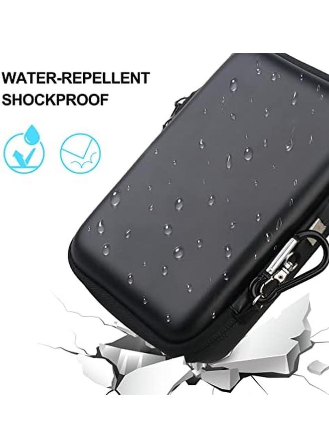 Lacdo Hard Drive Carrying Case For Sandisk Professional G Drive Armoratd – Rugged Portable External Hard Drive Hdd Usb C Usb 3.2 Gen 1 1Tb 2Tb 4Tb 5Tb 6Tb Shockproof Protective Travel Bag Black  - Image 4