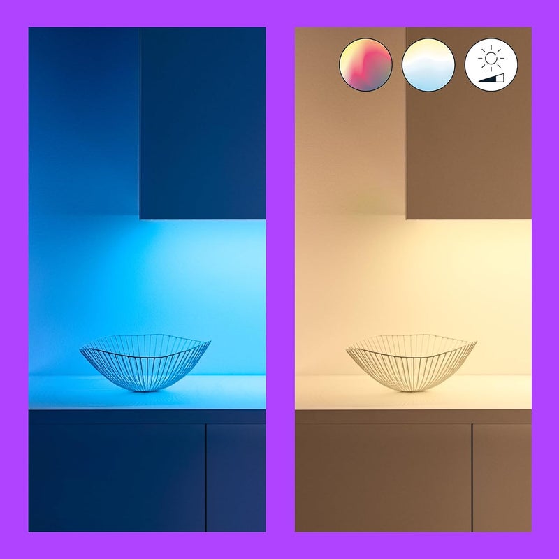 Wiz Colour Smart Connected WiFi 2M Strip Light Starter Kit 1600 Lumen [UK Version]. App Control for Indoor Home Lighting, Livingroom, Bedroom and Decoration. - Image 4