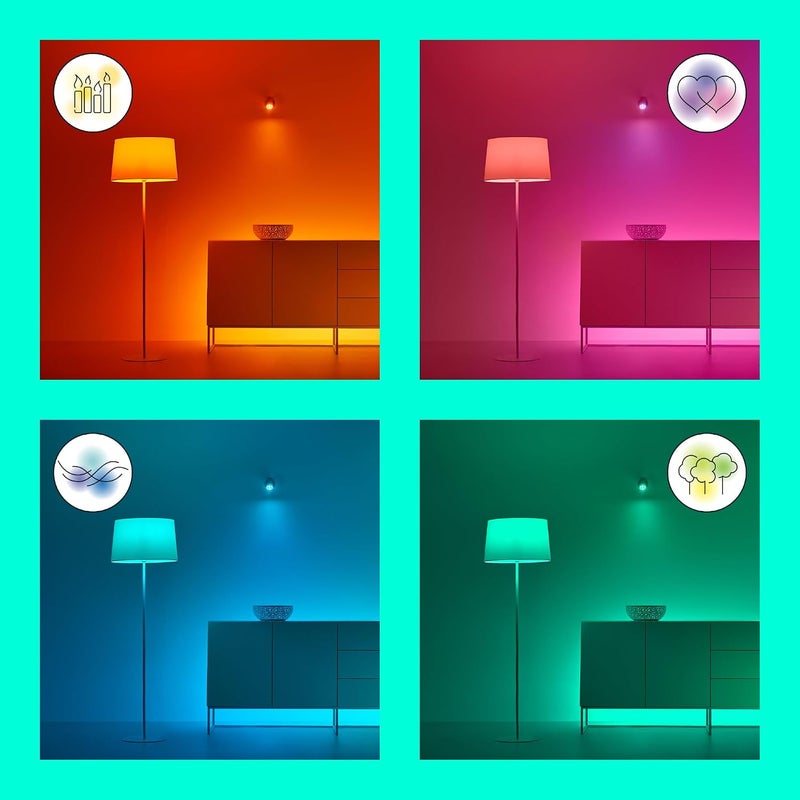 Wiz Colour Smart Connected WiFi 2M Strip Light Starter Kit 1600 Lumen [UK Version]. App Control for Indoor Home Lighting, Livingroom, Bedroom and Decoration. - Image 3