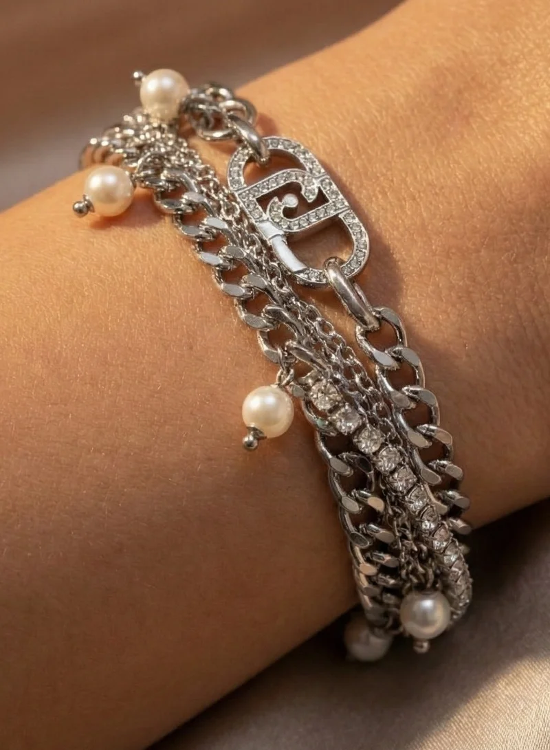 Liu Jo  Liu Jo Luxe Silver Bracelet for Women | Best Price UAE