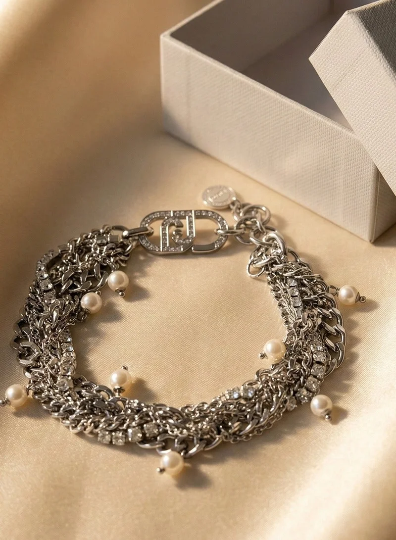 Liu Jo  Liu Jo Luxe Silver Bracelet for Women | Best Price UAE