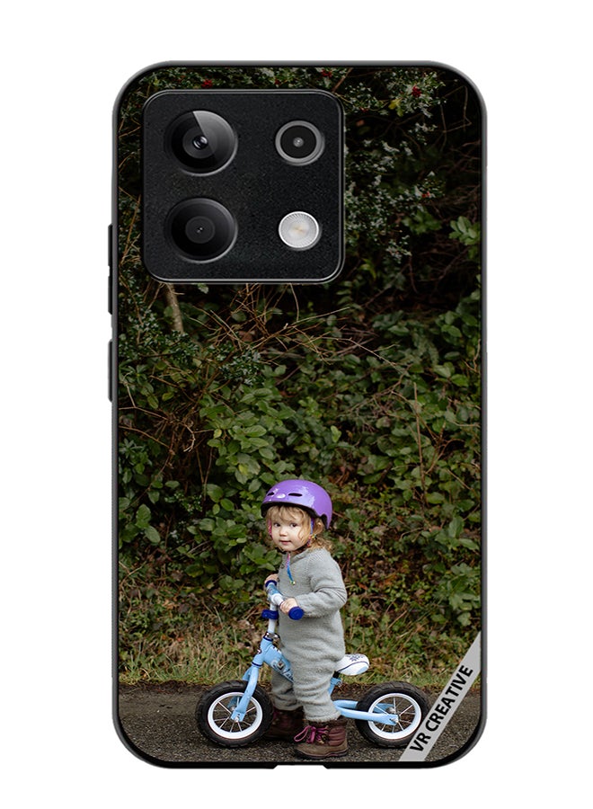 VR CREATIVE Protective Case Cover For Xiaomi Poco X6 Bicycle Baby Design Multicolour - Image 1