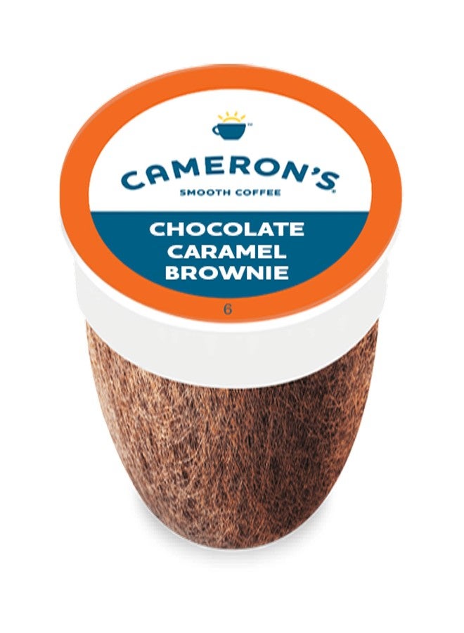 Cameron's Coffee Single Serve Pods, Flavored, Chocolate Caramel Brownie, 12 Count (Pack of 1) - Image 1