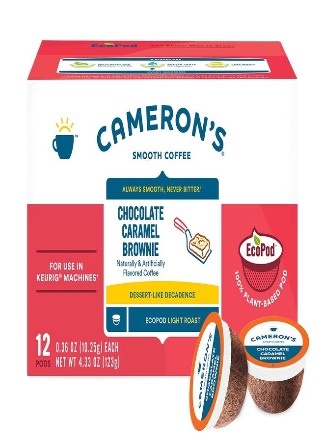 Cameron's Coffee Single Serve Pods, Flavored, Chocolate Caramel Brownie, 12 Count (Pack of 1) - Image 3