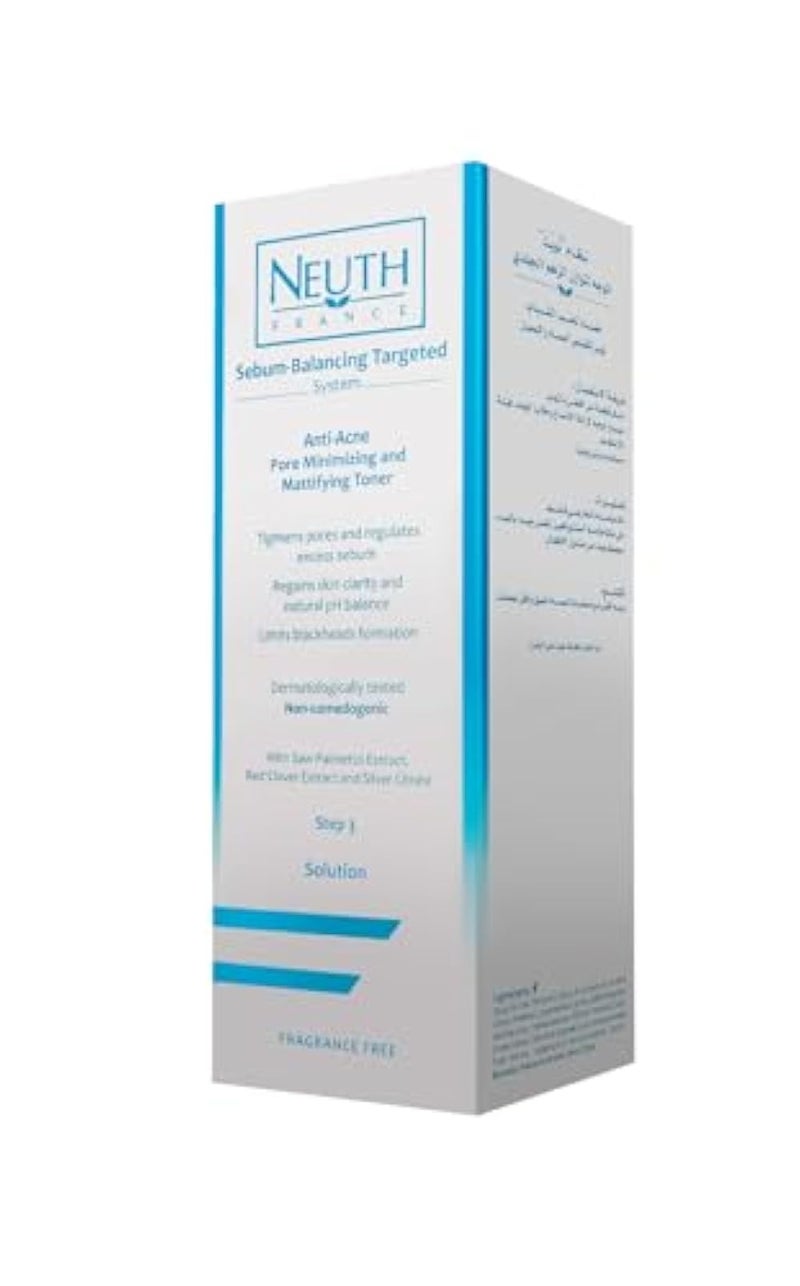 Neuth France - Anti-Acne and Pore Minimizing and Mattifying Toner (Acne Prone Skin), 200ml - Image 3