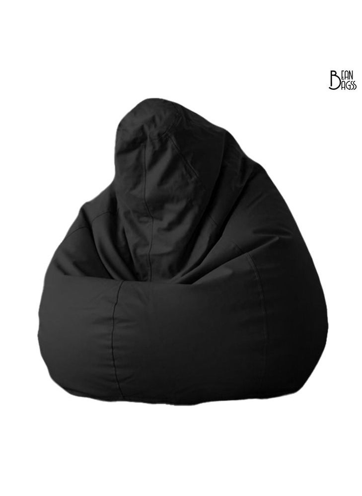 PVC Black Bean Bag Filled Multi Purpose Faux Leather Bean Bag - pzsku/Z9E2855588BF936A02BE4Z/45/_/1664806211/20dba58b-1730-4428-a091-f2f1ae9a4cbe