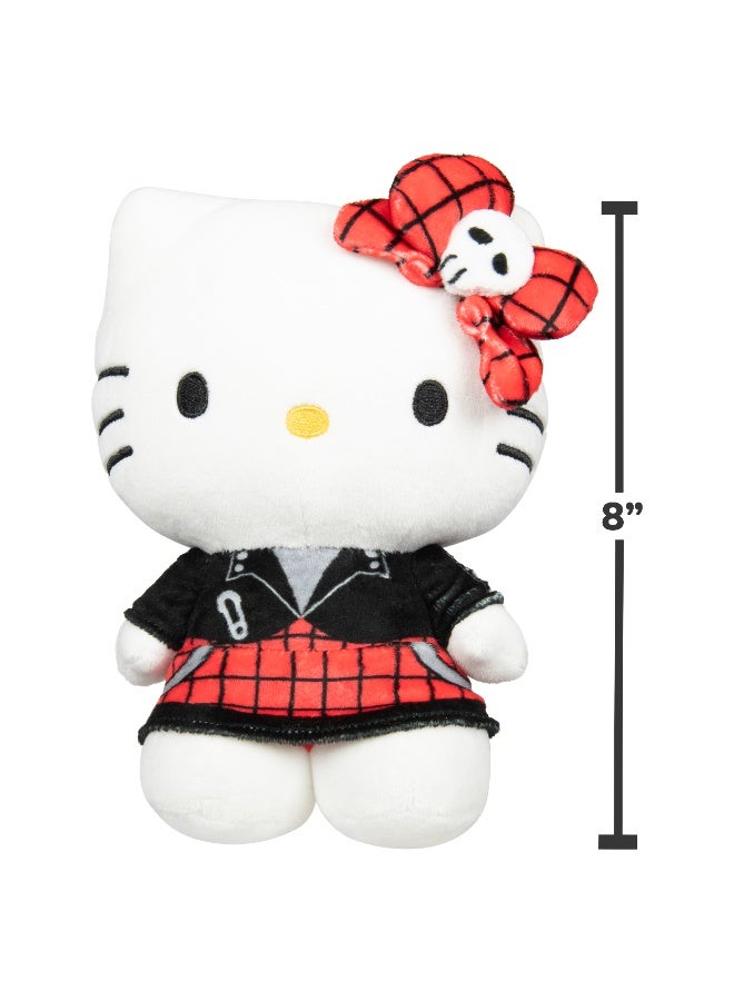 Hello Kitty - 8" Plush (Punks) (Hello Kitty Red) W2 - Image 5