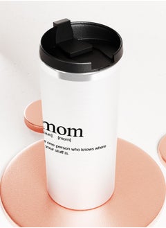 LIT Silver Tumbler Funny Mom QuoteStainless Tumbler Mother's Day Gifts Funny Mother defination  - Image 3