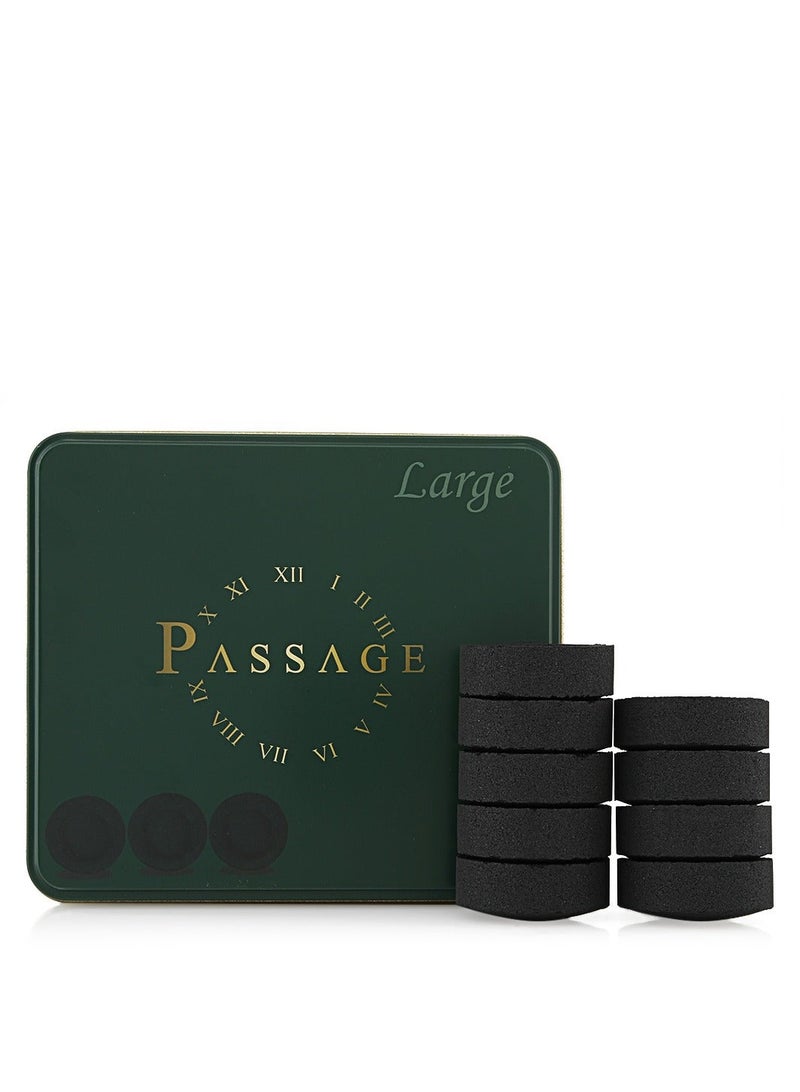 Passage Exclusive Bundle: PASSAGE Incense Charcoal (Micro/Medium/Large) + Lighter – 4 pcs - Image 2