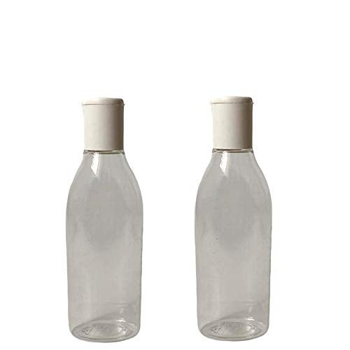Devinez Multipurpose Empty Transparent Pet Bottle with Flip-Top Cap, 110 ml - (Pack of 2), for Beauty, Essential Oils, Blends, Skin Care, Travel, Toners, Cleaning, Sanitizers, Cosmetic & DIY - Image 1