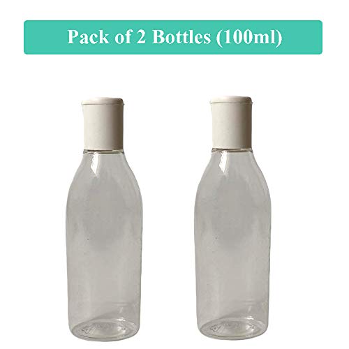 Devinez Multipurpose Empty Transparent Pet Bottle with Flip-Top Cap, 110 ml - (Pack of 2), for Beauty, Essential Oils, Blends, Skin Care, Travel, Toners, Cleaning, Sanitizers, Cosmetic & DIY - Image 4