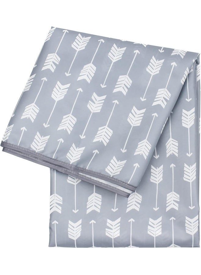 BUMKiNs Bumkins Baby Splat Mat for Under High Chair, Waterproof Washable Cloth for Arts and Crafts, Playtime Mats for Kids, Floors or Tables, Reusable Fabric 42x42 Square  - Image 1