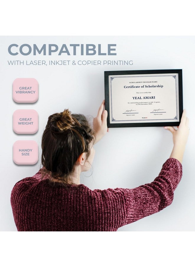 Hamilco Cream Colored Cardstock Printer Paper By Hamilco (50Pack) 8.5 X 11” Thick Card Stock For Card Making 80Lb Heavyweight Stationery Card Stock Paper Cover Great For Invitations Birthdays Brochures - Image 5