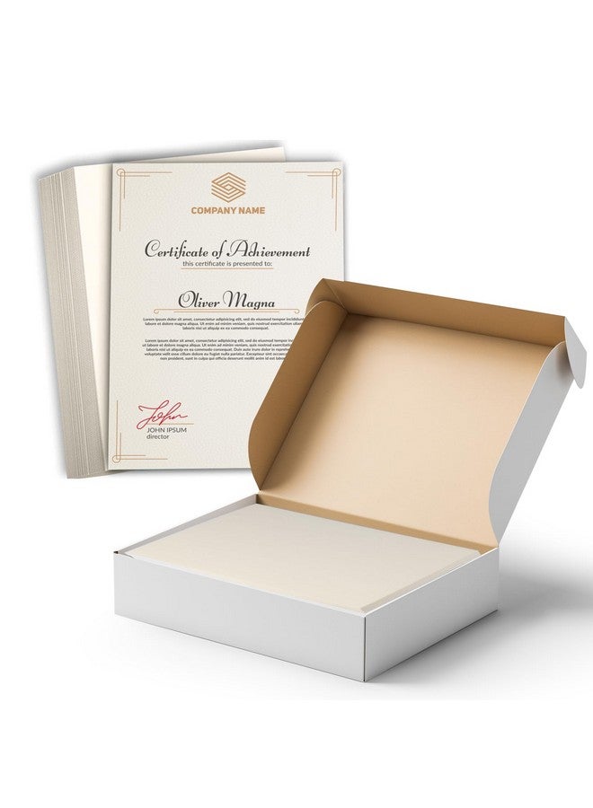 Hamilco Cream Colored Cardstock Printer Paper By Hamilco (50Pack) 8.5 X 11” Thick Card Stock For Card Making 80Lb Heavyweight Stationery Card Stock Paper Cover Great For Invitations Birthdays Brochures - Image 3