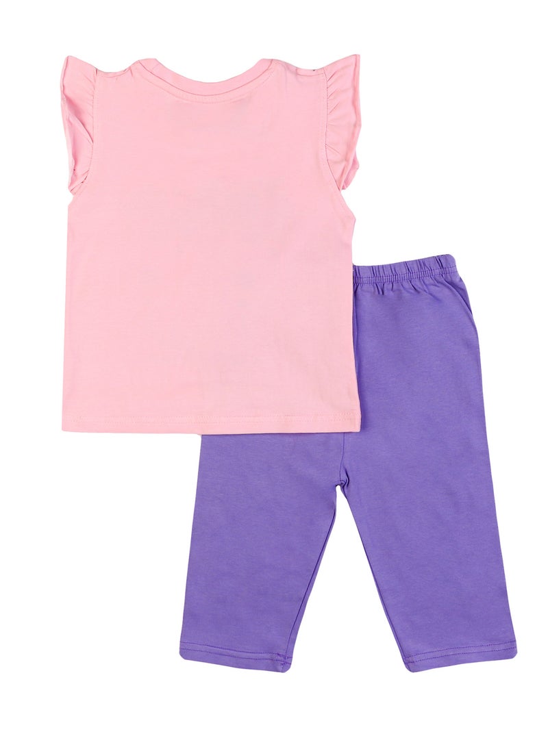 Zercon Summer Pajama Set for Girls - Summer Set for Girls - Image 3