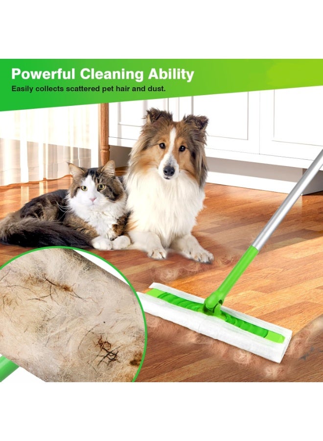 Dry Sweeping Cloths, 100 Count Mop Refill Compatible - Disposable Duster Refills Mops for Cleaning Hardwood Floor Dust - Image 2