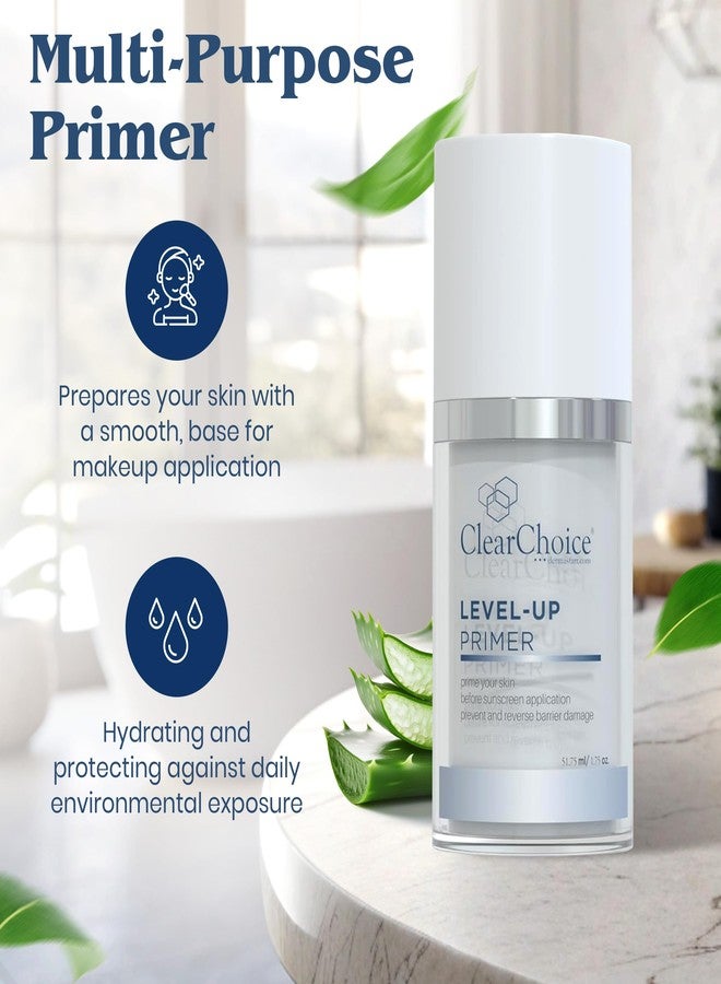 Clear Choice Level-Up Primer 1.7oz - Lightweight Face Primer with Antioxidants, Hydrates & Protects, Smooths Skin for Makeup Application, PABA-Free - Image 2