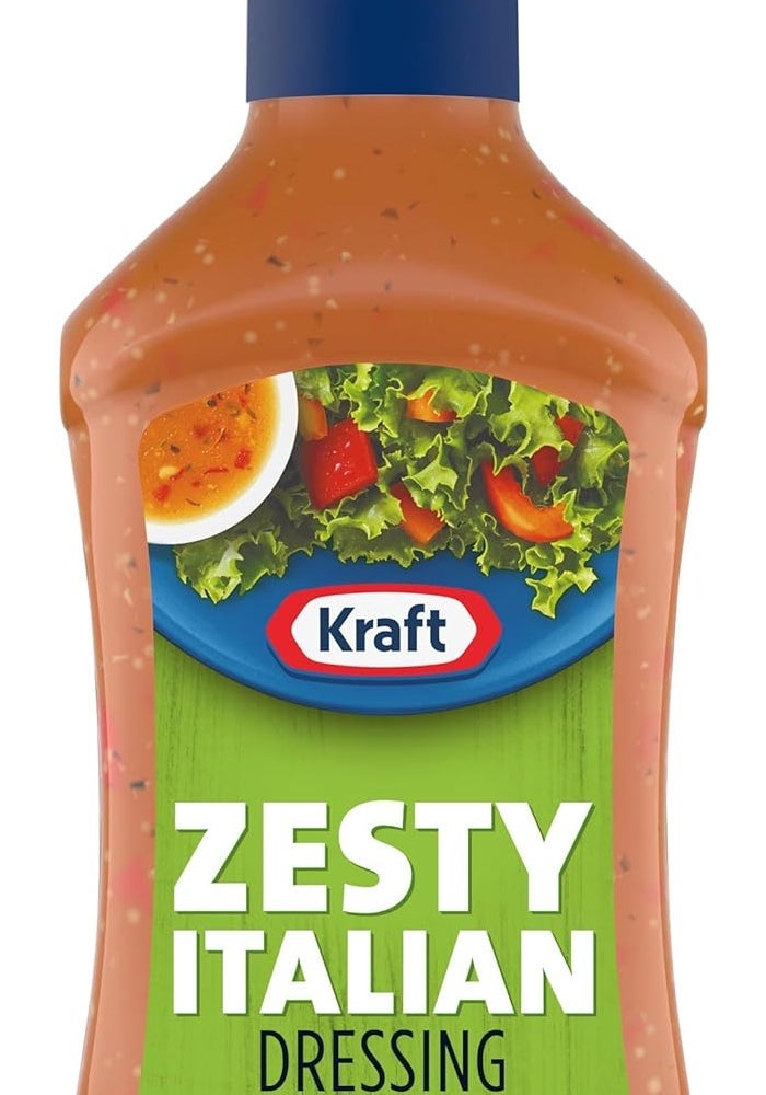 Kraft Zesty Italian Salad Dressing, 16 fl oz - Image 1