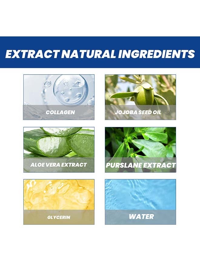 إيلهو كريم شد ورفع الرقبة كريم تبييض الكولاجين للرقبة تقليل التجاعيد وشد الجلد المترهل كريم ترطيب وترطيب الرقبة - Image 3