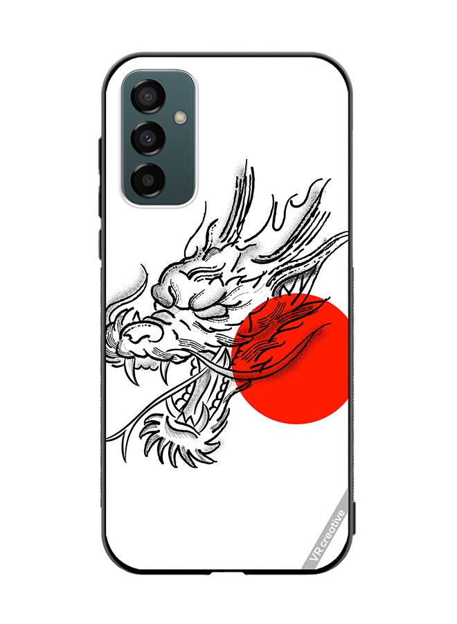 VR CREATIVE Protective Case Cover For Samsung Galaxy M23 Red Dragon Design Multicolour - Image 1