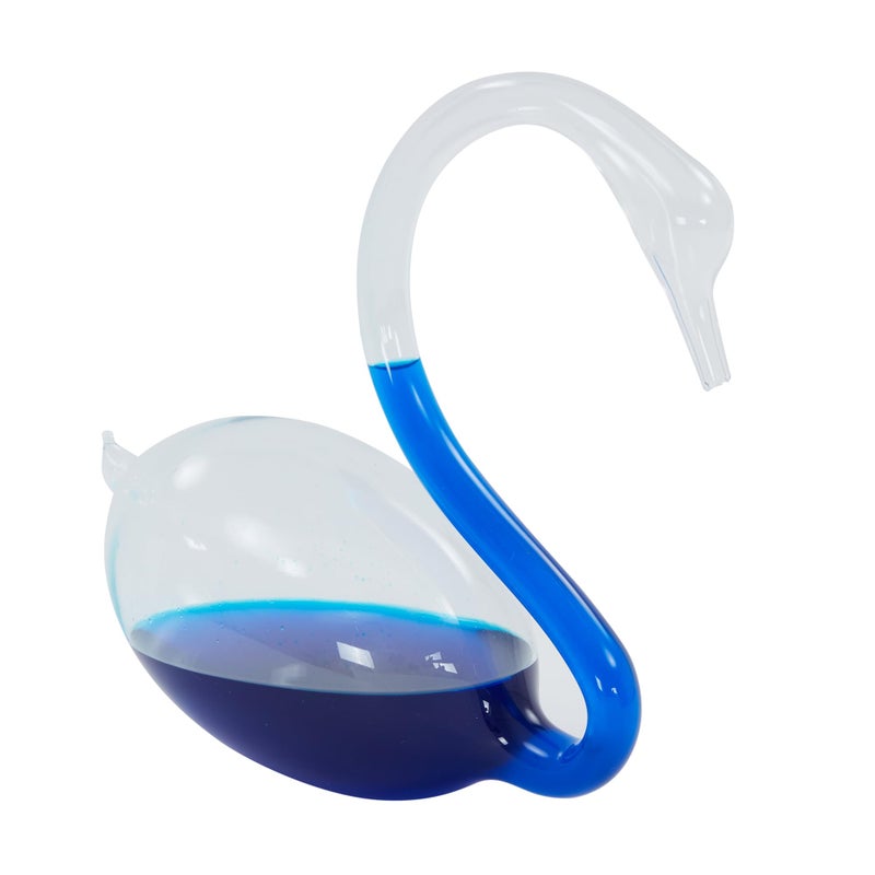JINGYUE Storm Glass Weather Predictor Swan-Shaped Design Barometer Weather Station 7 inch Swan Storm Glass Weather Predictor Gorgeous Gift for Family or Friends Present Home, Office Indoor and Outdoor DÃ©cor - Image 3