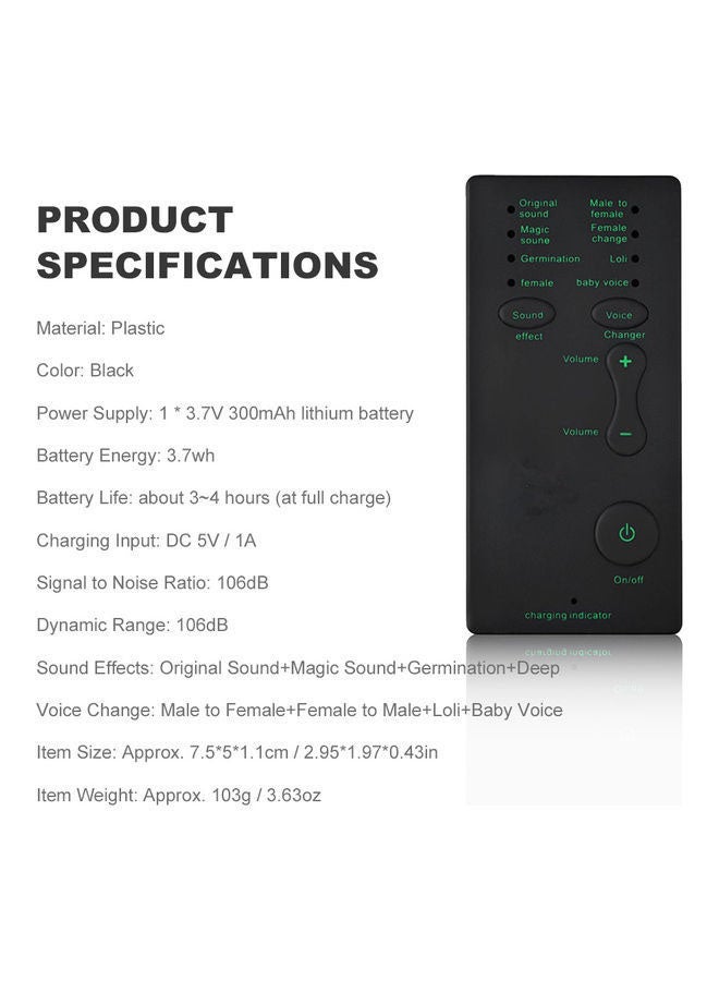 Mini Portable Sound Effects Machine Voice Changer  - Image 3