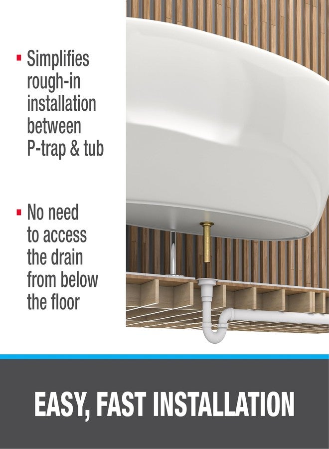 Oatey 46000P PVC Universal Freestanding Tub Drain Kit - Image 4