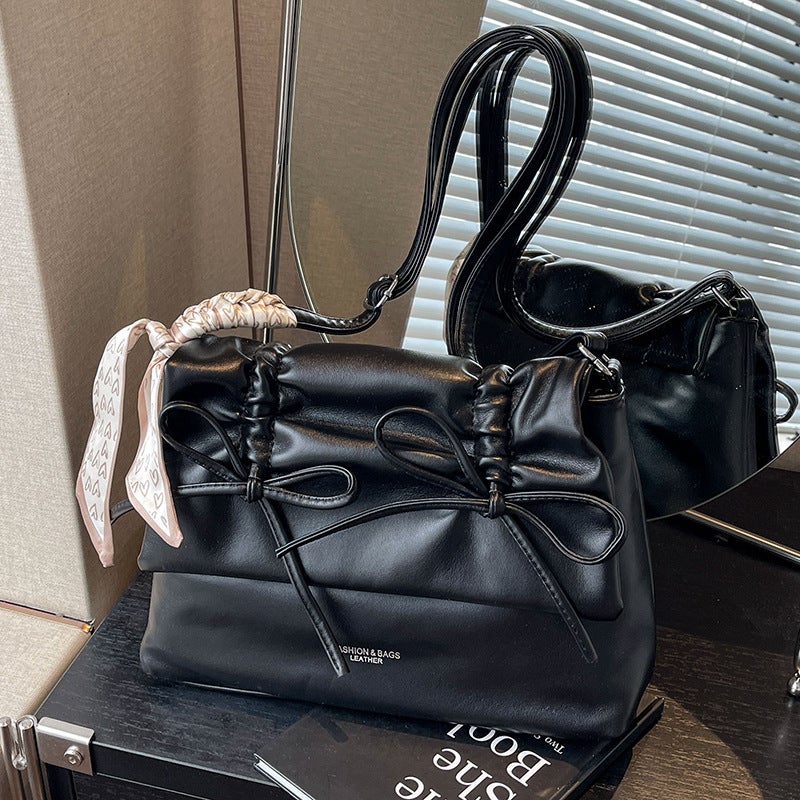 Bags For Women Style This Year'S Popular Large-Capacity Tote Bag Casual Versatile College Student Class Bag Commuter Bag - Image 1