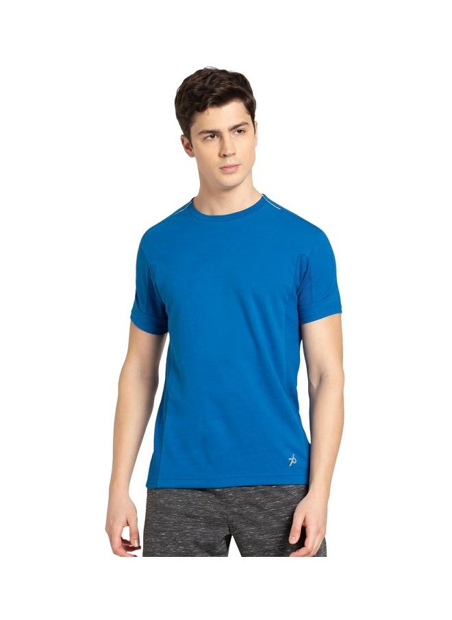 JOCKEY - Jockey MV01 Men Super Combed Cotton Blend Solid Round Neck Half Sleeve T Shirt with Stay Fresh Treatment - Image 1