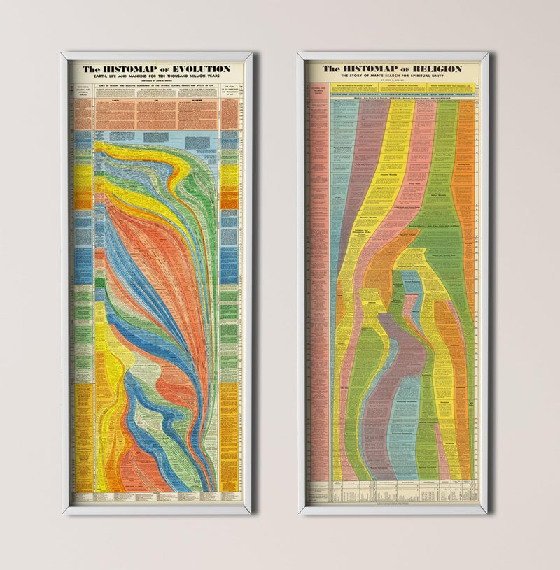 ArtCantHurtU Histomap of Evolution Timeline Poster Chart - Gifts for Researchers - Visual Map Graph - Classroom Must Haves Decorations - Teacher Gifts - Educational Learning Homeschooling Paleontology (16x43) - Image 3