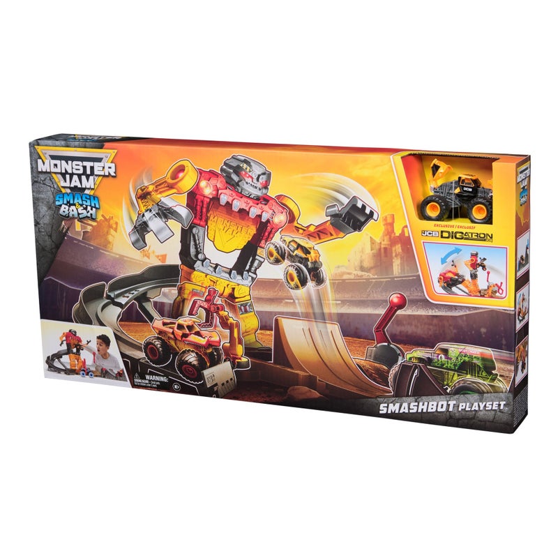 Monster Jam Smash & Bash Smashbot Playset (1:64) - Image 1