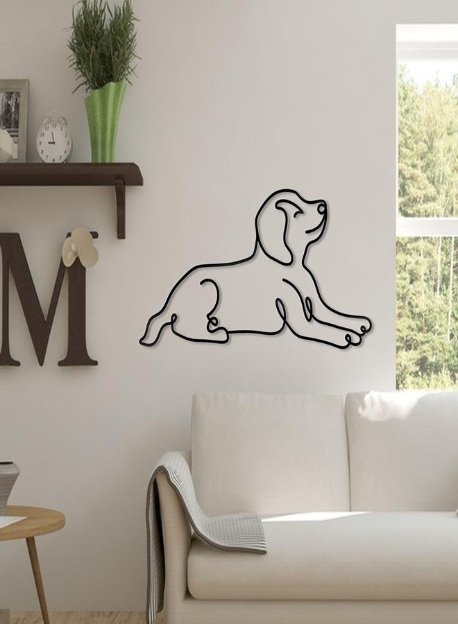 OYEFLY Metal Dog Wall Decor,Minimalist Dog Wall Art (style 2) - Image 5