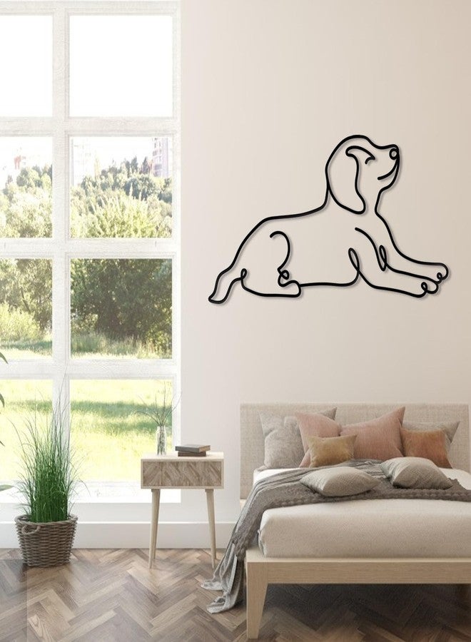 OYEFLY Metal Dog Wall Decor,Minimalist Dog Wall Art (style 2) - Image 3