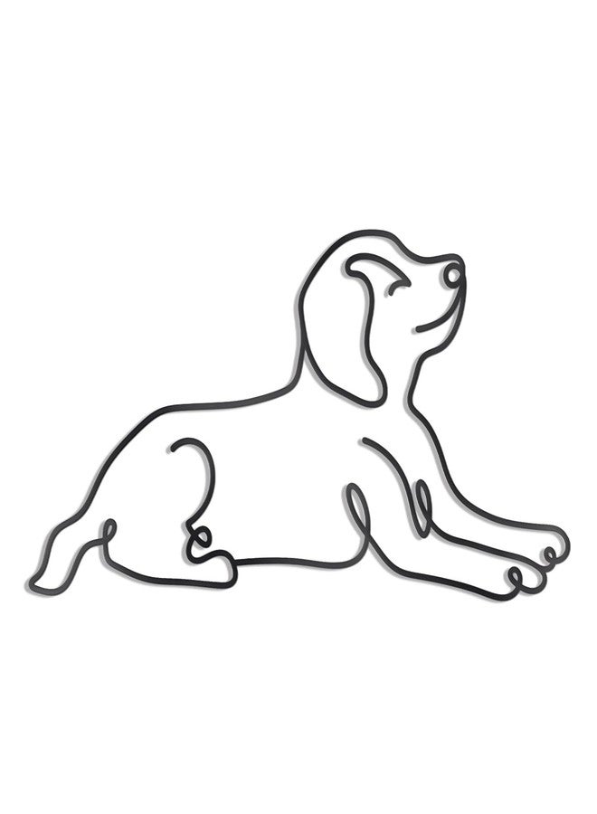 OYEFLY Metal Dog Wall Decor,Minimalist Dog Wall Art (style 2) - Image 1