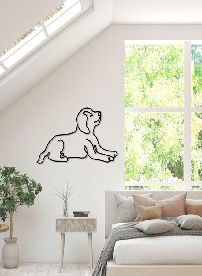 OYEFLY Metal Dog Wall Decor,Minimalist Dog Wall Art (style 2) - Image 4