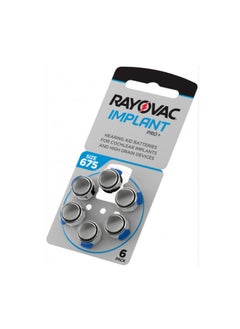 Rayovac Rayovac - Cochlear Implant Batteries - Pack of 60 Pieces - Size 675 Implant Pro+ 