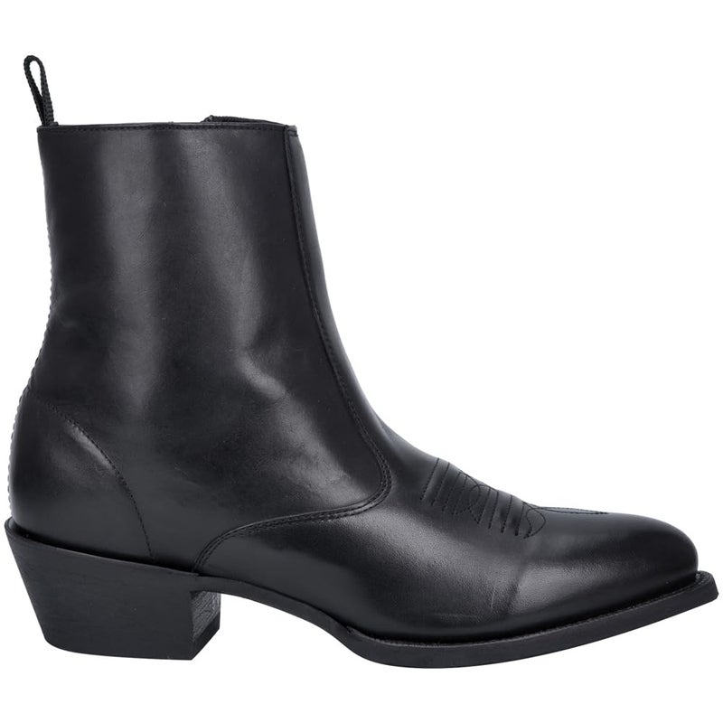 Laredo Mens Fletcher Pointed Toe Pull On Casual Boots Ankle Black Size 85 D