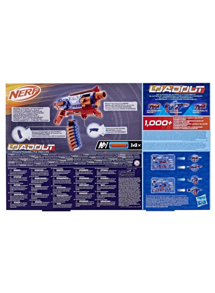 HASBRO - NERF Hasbro Nerf Loadout PhantomBlitz Recon Blaster with N1 Darts for Kids - Image 4