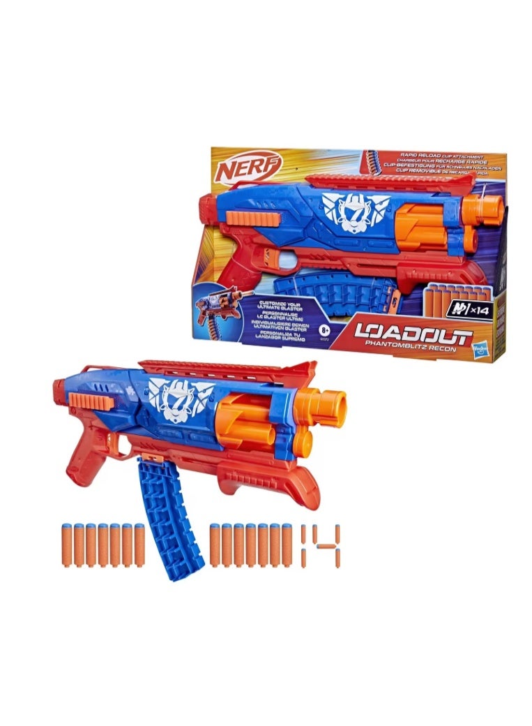 HASBRO - NERF Hasbro Nerf Loadout PhantomBlitz Recon Blaster with N1 Darts for Kids - Image 2
