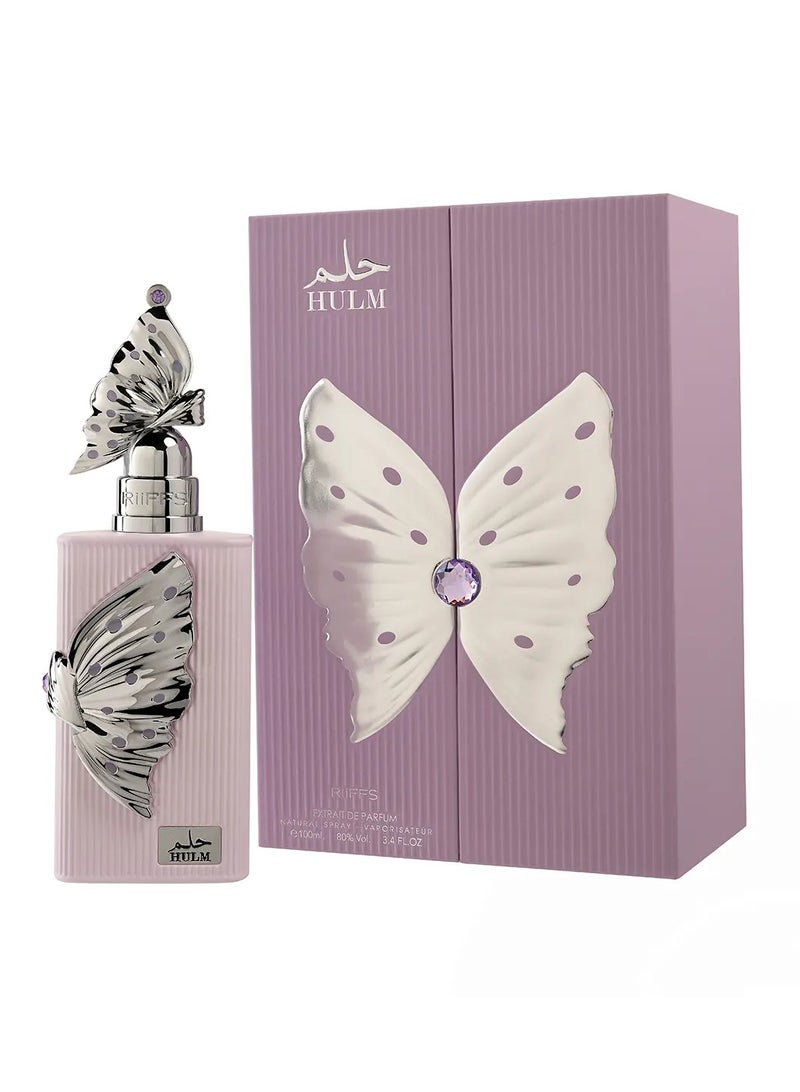 ريفس عطر "حلم" (Hulm) من RiiFFS بتركيز "إكستريت دو بارفان" (Extrait de Parfum) - سعة 100 مل (3.4 أونصة سائلة) | عطر نسائي بعبير الفواكه والزهور يدوم طويلاً | تصميم فاخر على شكل فراشة - Image 2